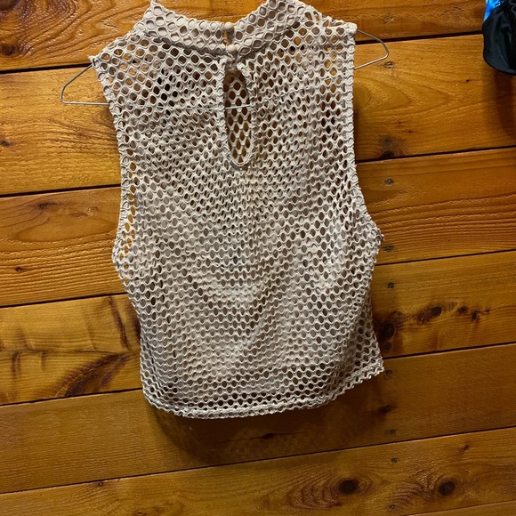 Charlotte Russe net crop top NWOT - Picture 2 of 5